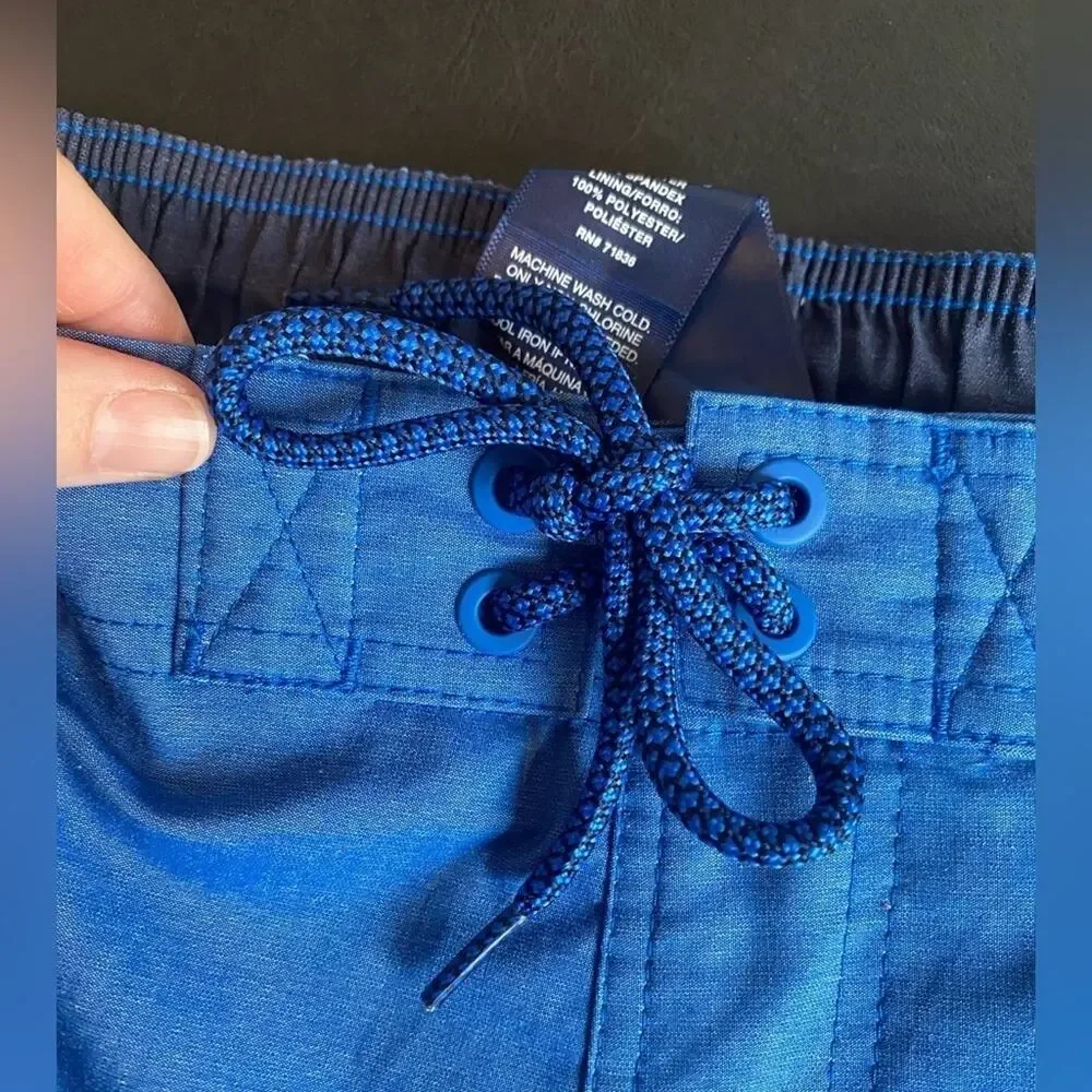 Island Joe Men's Small Blue Board Shorts Swim Trunks‎ Summer Beach Resort Travel